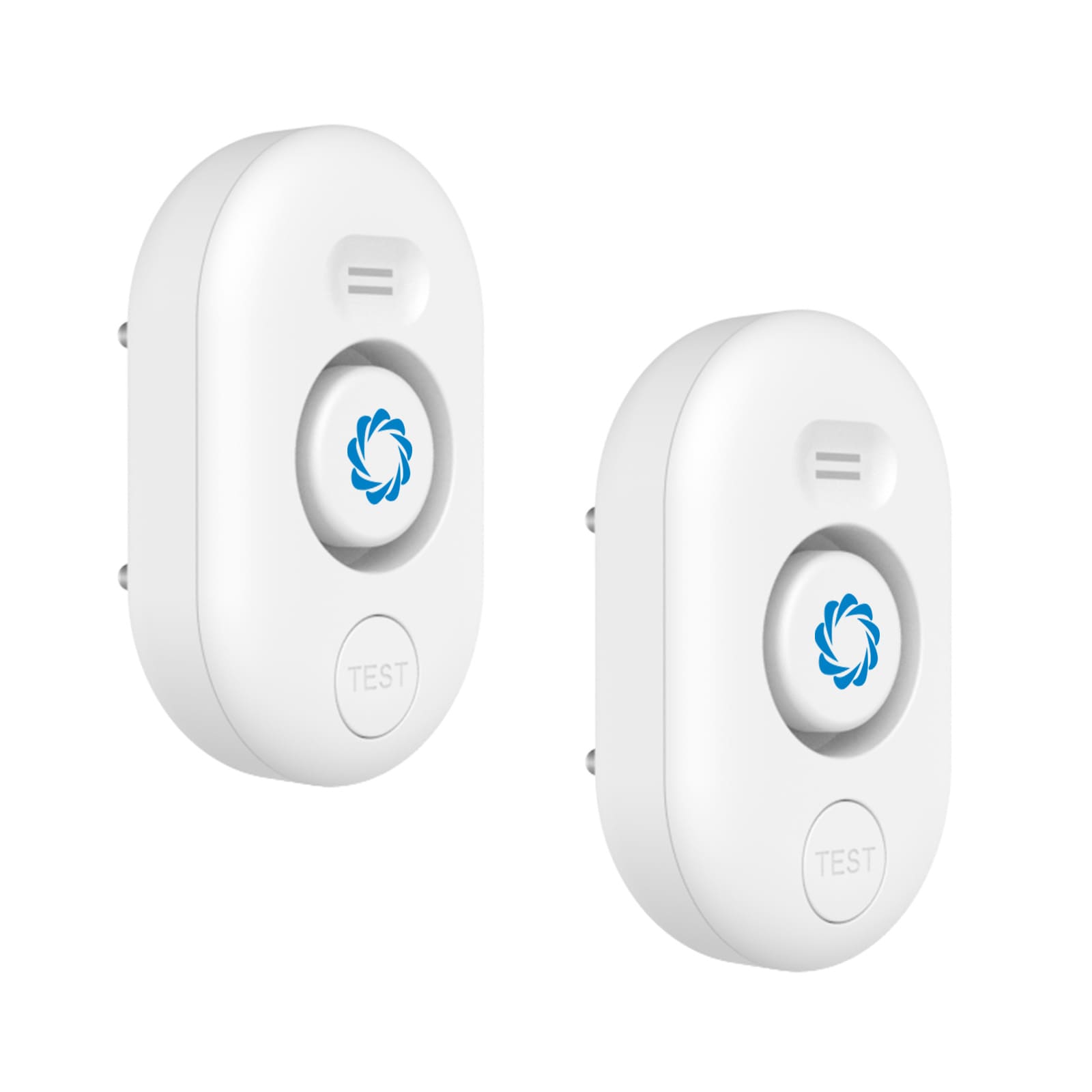 Airthereal Water Leak Detectors 2 Pack, 120dB Adjustable Audio Alarm Sensor, Sensitive Leak and Drip Alert, for Kitchen Bathroom Basement (Battery Included) 